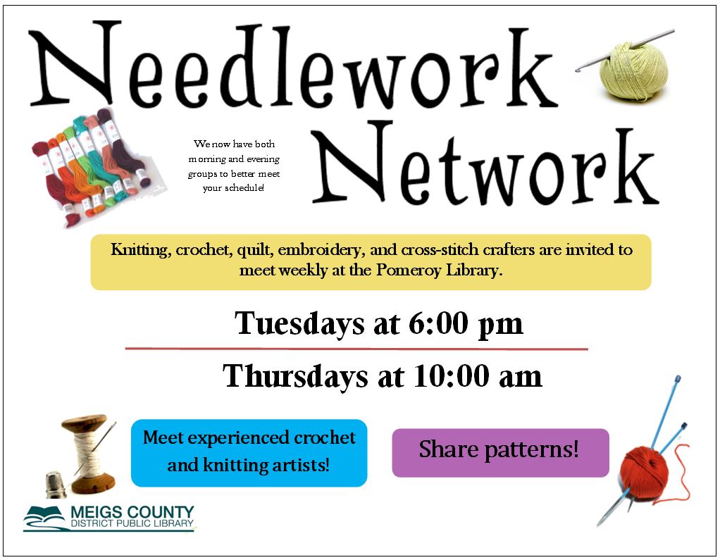 Needlework Network Meigs County District Public Library